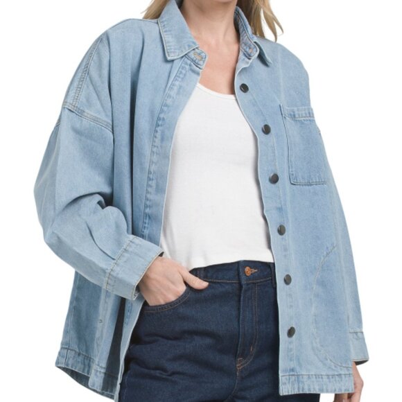 EBBY & I Long Sleeve Denim Jacket - Picture 2 of 5